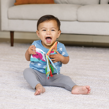 Infantino Crinkle Book Link & Squeak Animal