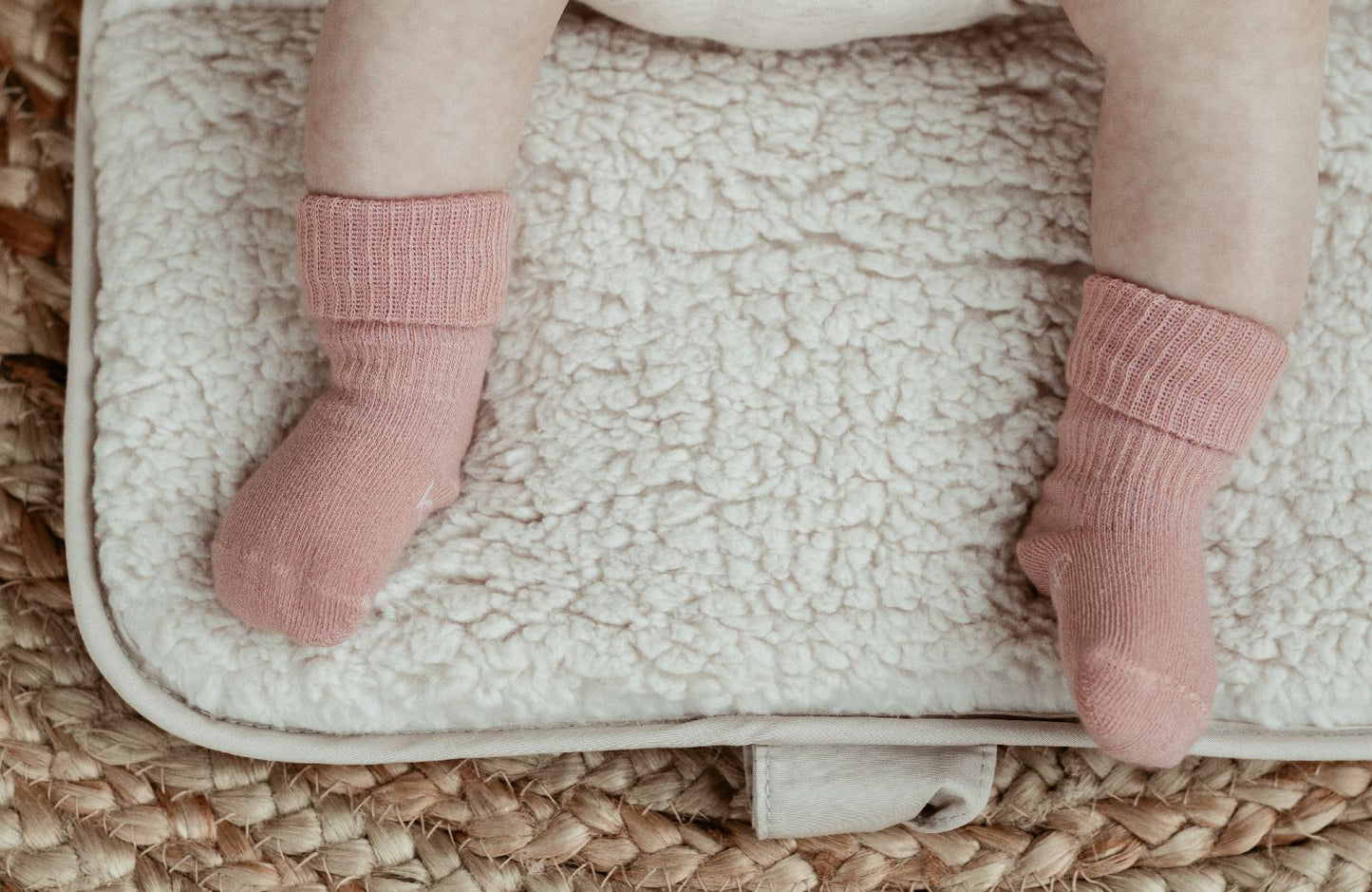 KipKep Blijf-Sokken Newborn roze 0-3 maanden