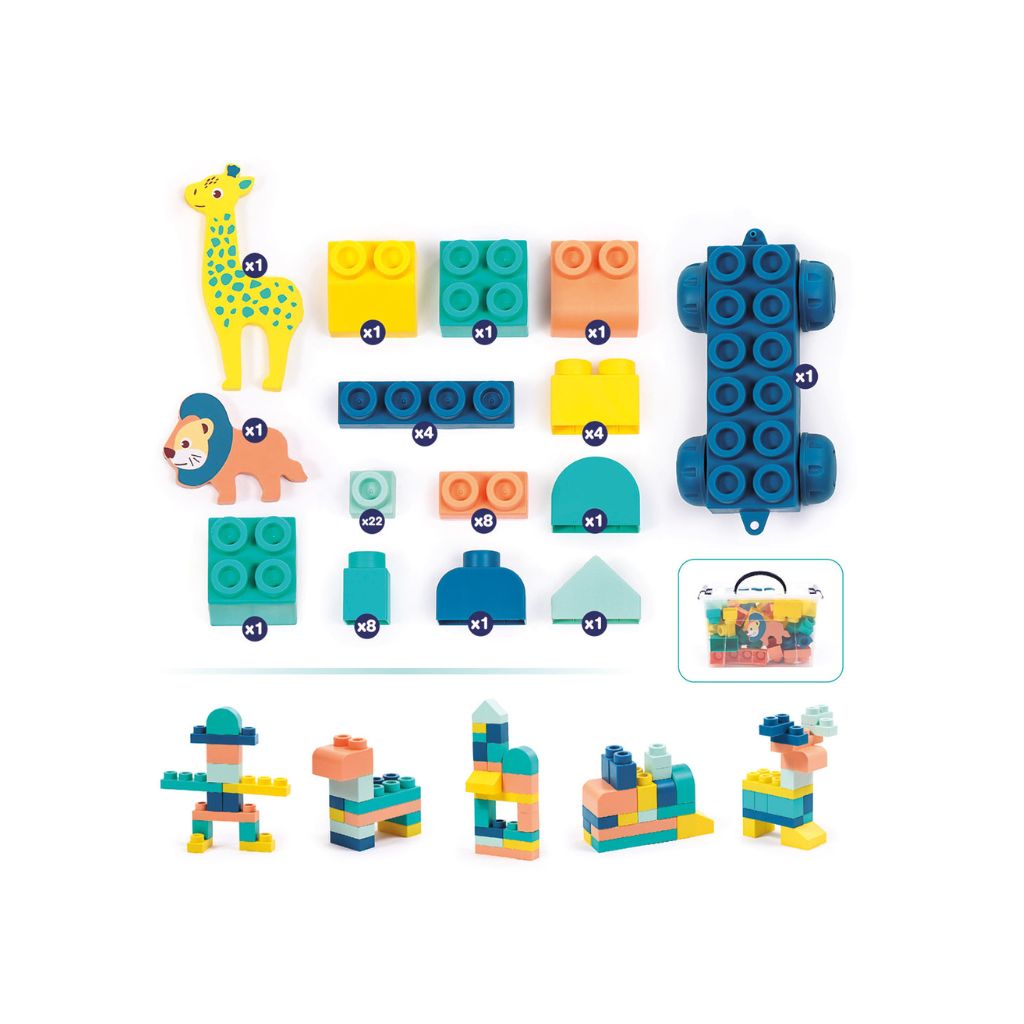 Ludi Zachte Blokken Briqui