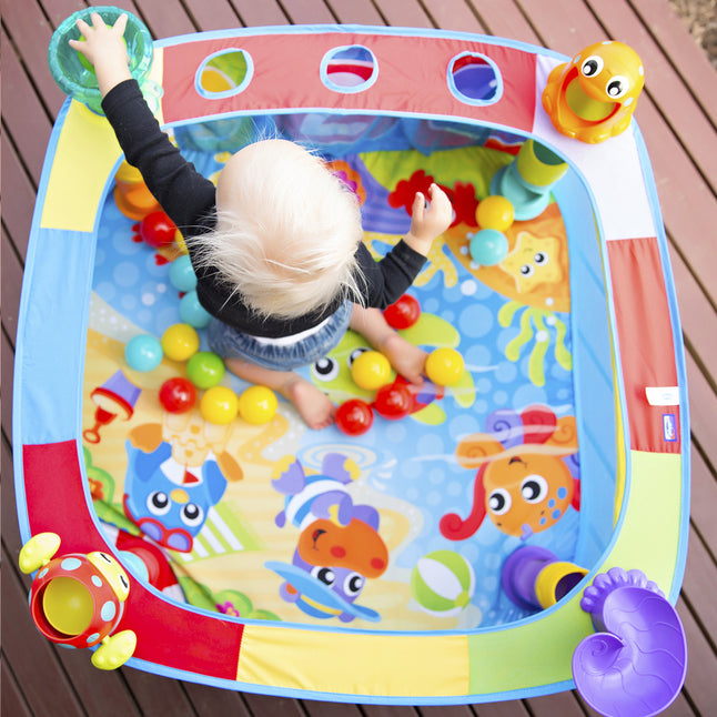 Playgro Bain à balles Pop and Drop activity ball gym