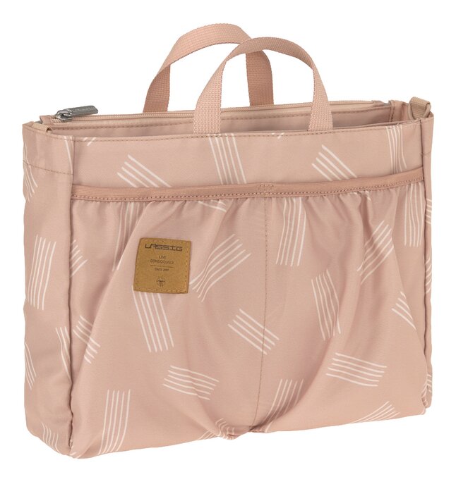 Lässig Verzorgingstas Organizer Soft Stripes roze