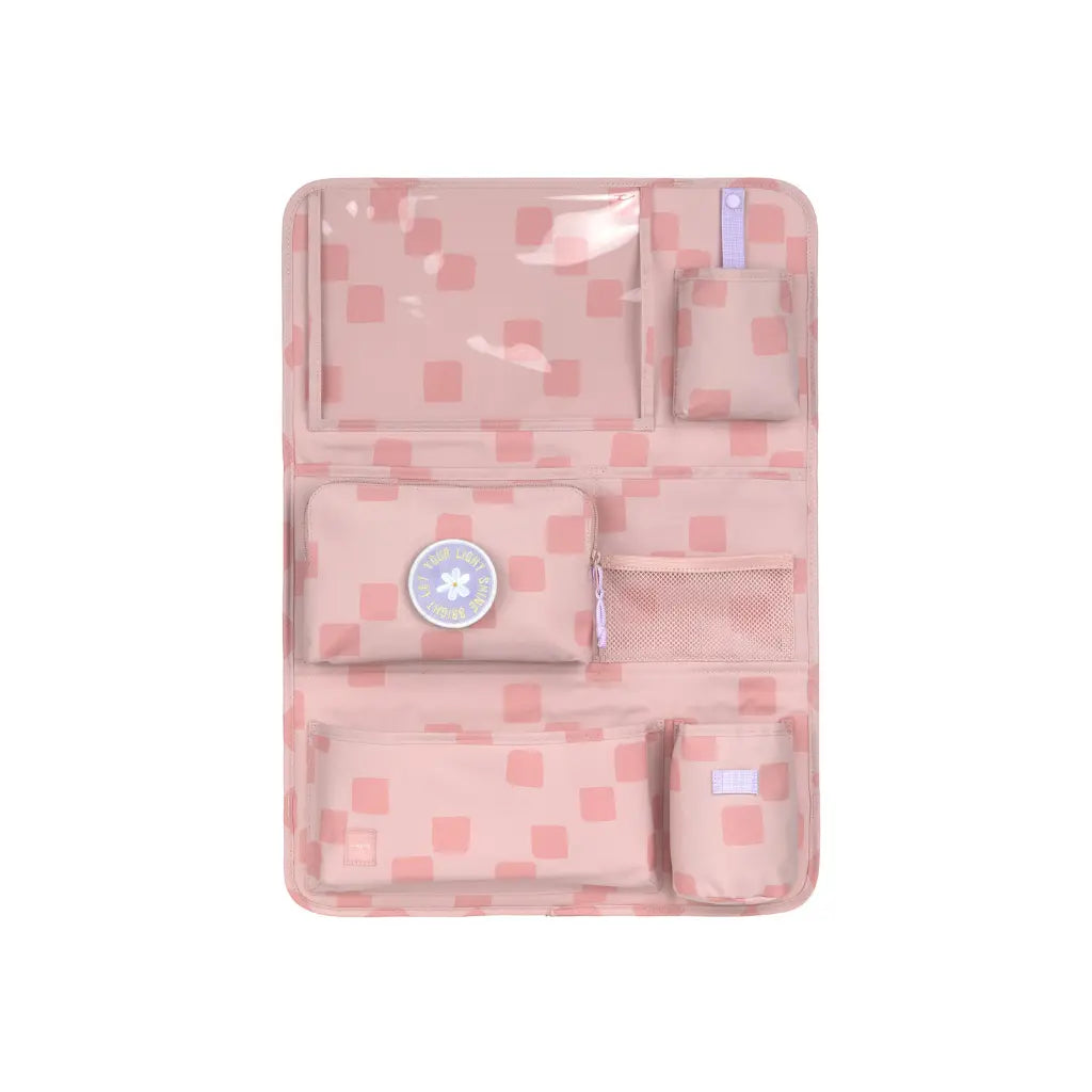 Lässig Sac de rangement Car Wrap-to-go Pattern Party rose