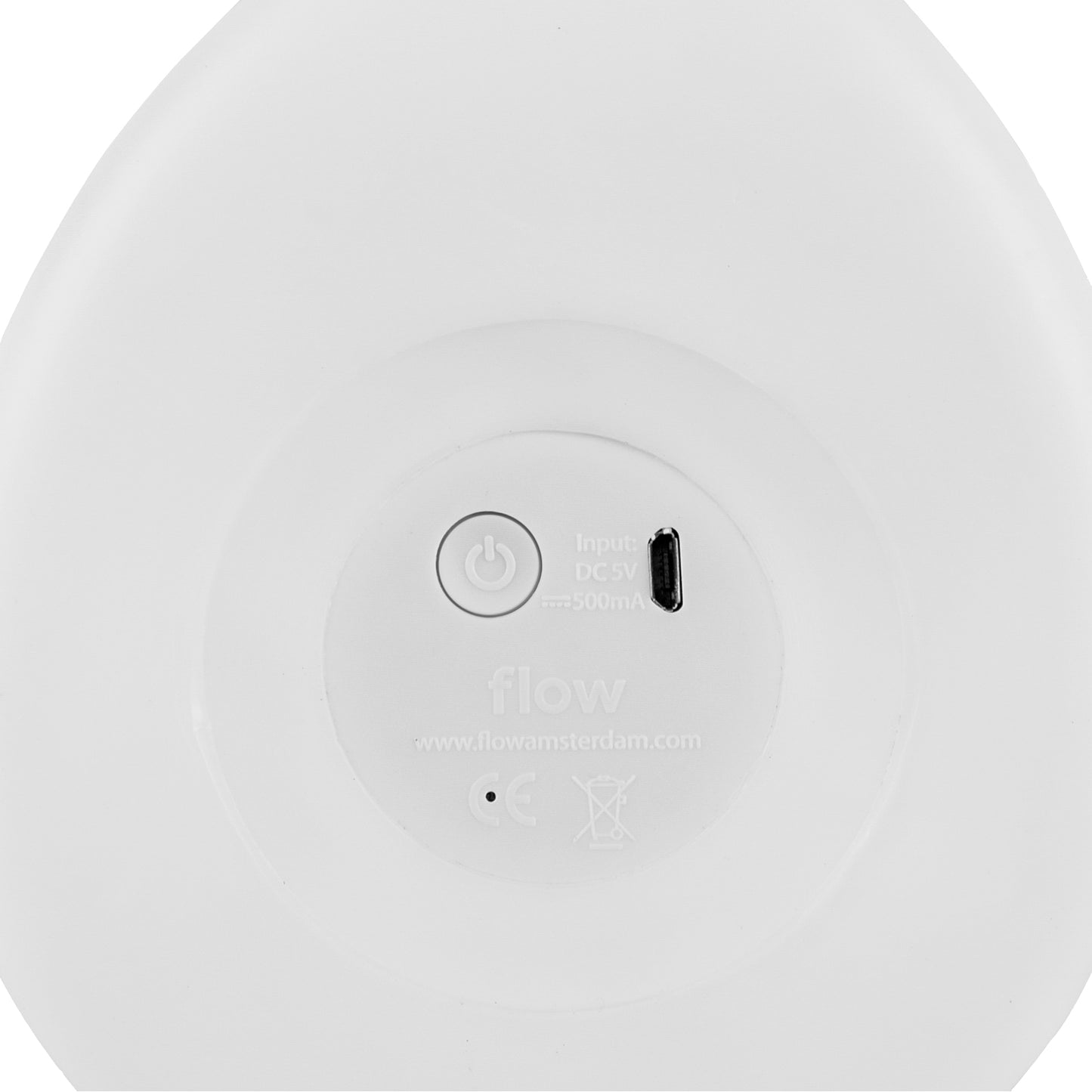 Flow Veilleuse Moby 15 cm blanc (montage mural inclus)
