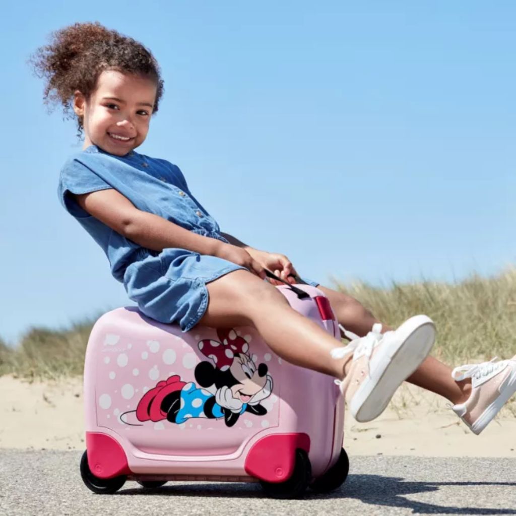 INFO+ DISNEY-RIDE-ON koffer Minnie glitter