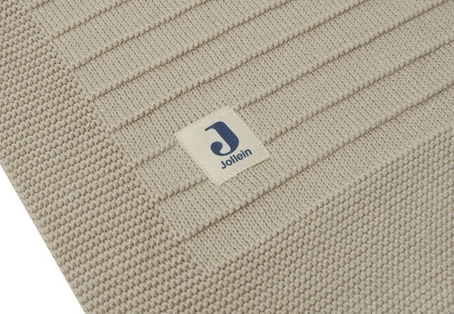 Jollein Couverture pour berceau ou parc Pure Knit Nougat