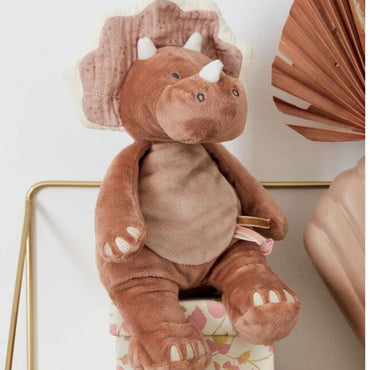 Noukie's Knuffel Popsie, Gigi & Louli - Triceratops Popsie 25 cm