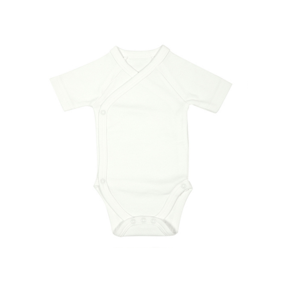 Dreambee Body met overslag en korte mouwen Essentials Off White - 2 stuks