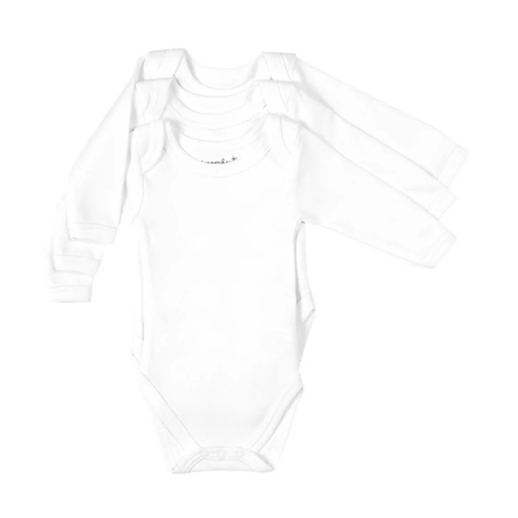 Dreambee Body met overslag en lange mouwen Essentials Off White - 3 stuks