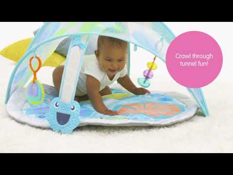 Playgro Speeltapijt Zen Garden Light Up Cry Sensor Canopy Play Gym