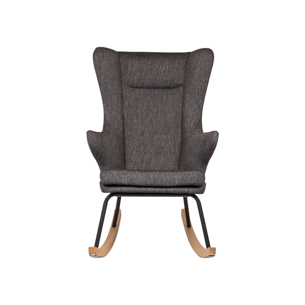 Quax Chaise à bascule Rocking Chair De Luxe Adult Black