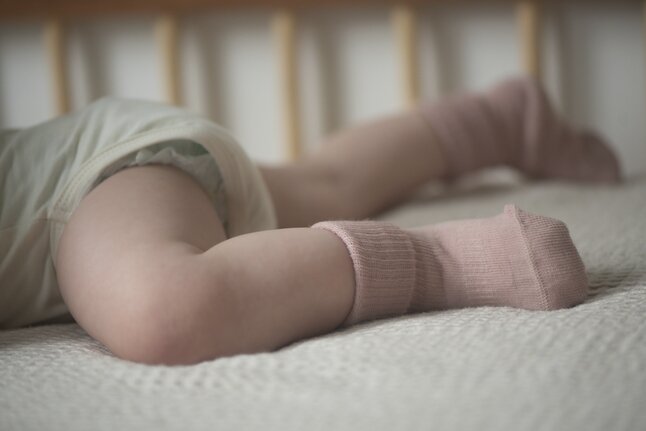 KipKep Paire de chaussettes mauve/rose - 2 pièces