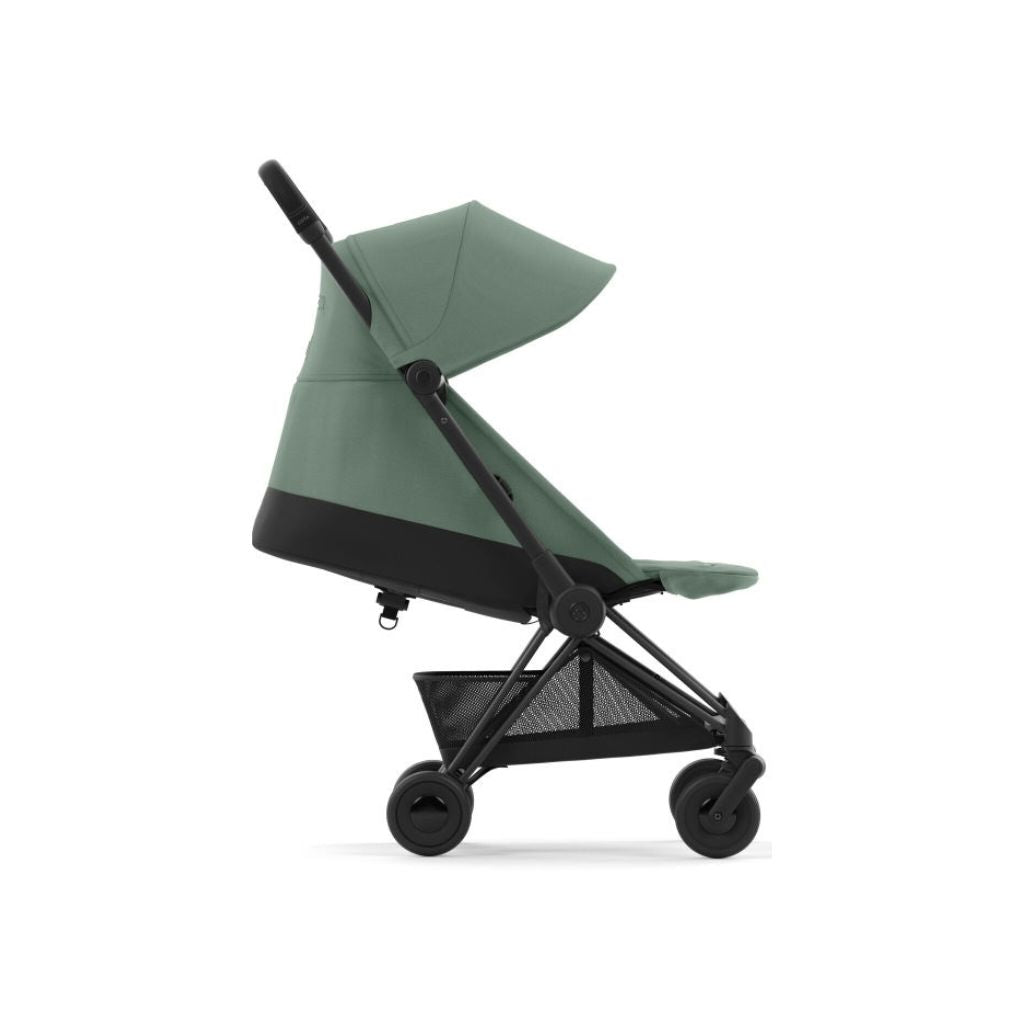 Cybex INFO:Buggy Coya Black frame zitje Leaf Green