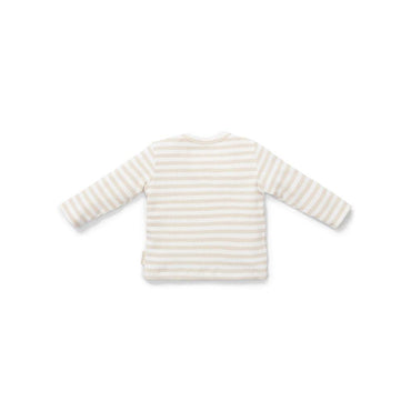 Little Dutch T-shirt met lange mouwen Baby Bunny Stripe Sand