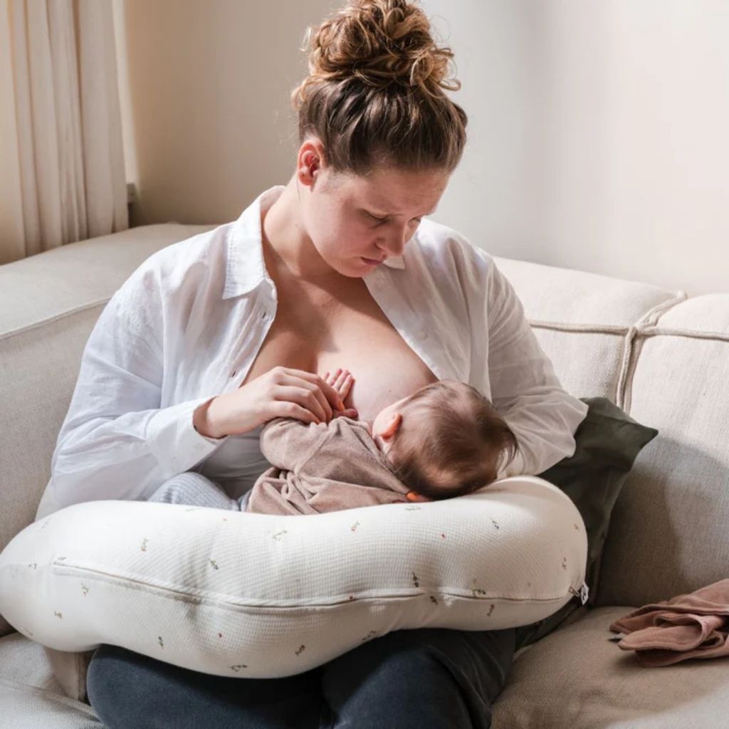 doomoo Coussin d'allaitement 2-en-1 Twisty Sweety Cream