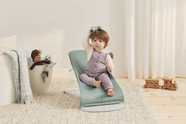 BabyBjörn Relax Balance Soft Sage/Jersey lichtgrijs