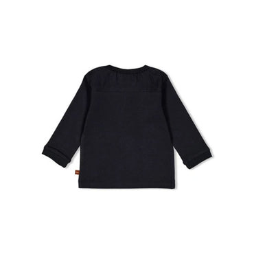 Feetje T-shirt lange mouw - Go Fetch, m 56, Anthracite, Jongens