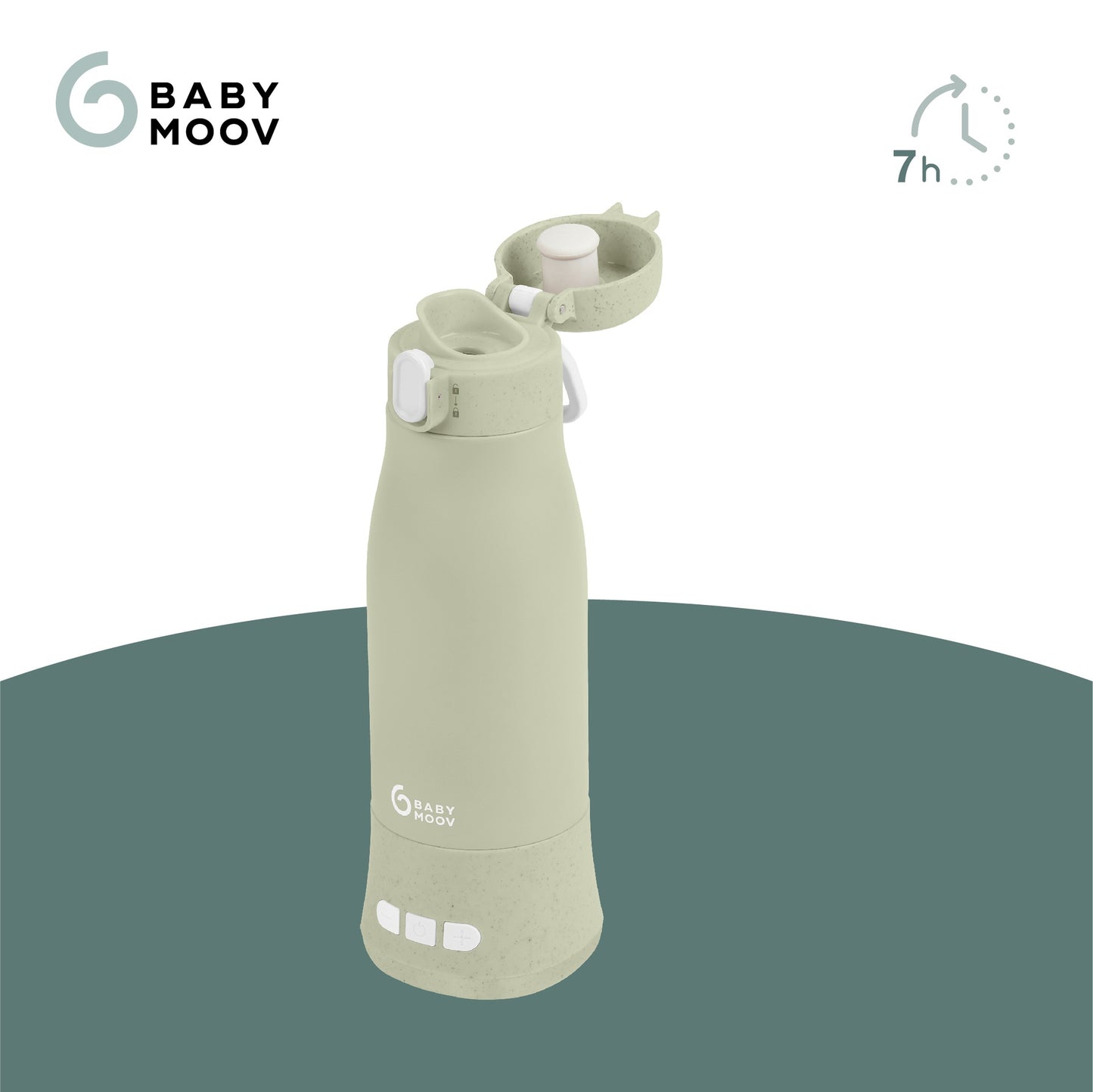 Babymoov Flesverwarmer Moov & Feed Sage