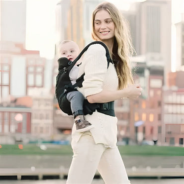 Combidrager Ergobaby, Adapt, black, groeit mee met baby, zitting en rugpand zijn verstelbaar
