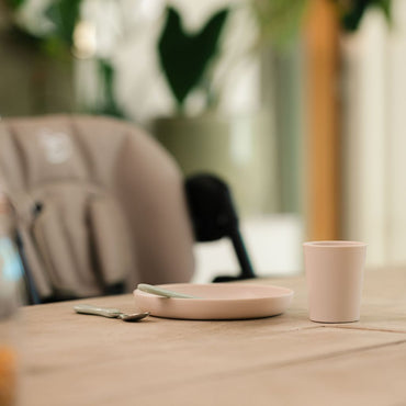 Dreambee Set de couverts cuillère et fourchette rose