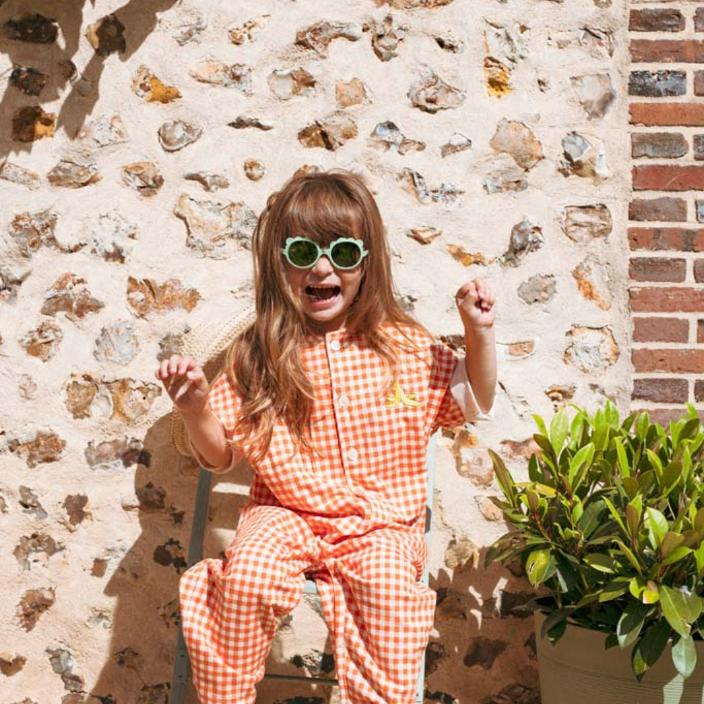 Ki ET LA Lunettes de soleil Lion vert de 1 an à 2 ans