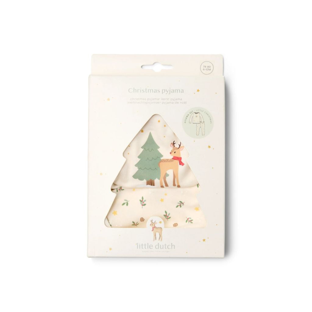 Little Dutch Tweedelige Pyjama Little Christmas - 74/80