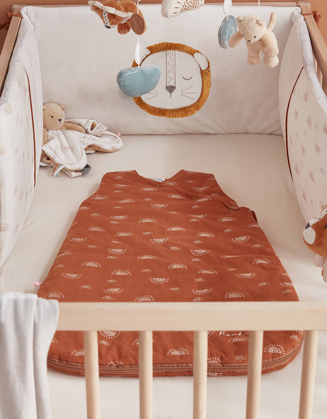 Noukie's Sac de couchage d'hiver Babou & Kendi 70 cm rouille