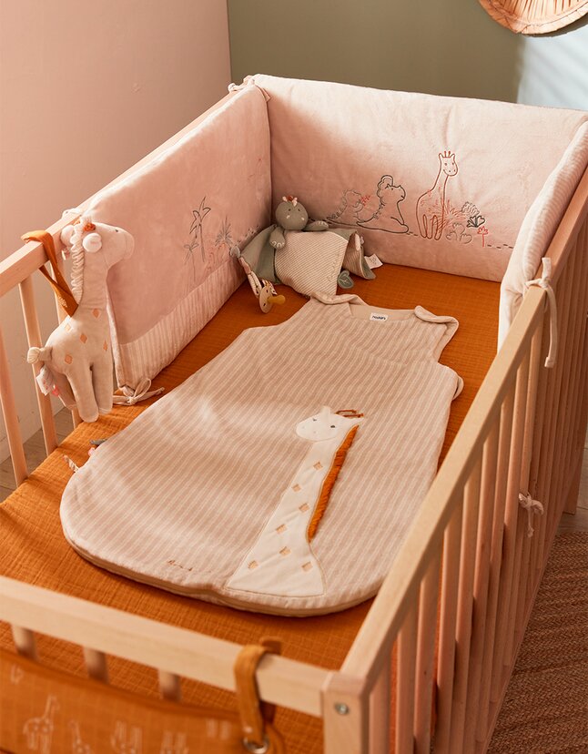Noukie's Sac de couchage d'hiver Tiga, Stegi & Ops beige 70 cm