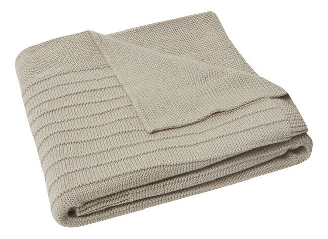 Jollein Deken voor bed Pure Knit Nougat