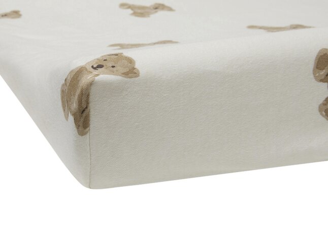 Jollein Housse pour matelas à langer Teddy Bear beige