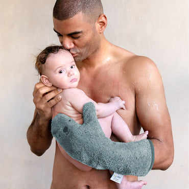 Nifty Washandje Shower Glove Blueberry