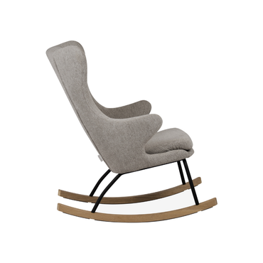 Quax Chaise à bascule Rocking Chair De Luxe Adult Sand grey