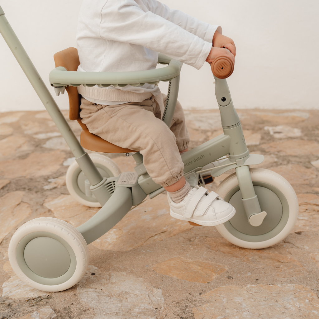 Little Dutch Kinderfiets 4-in-1 Grean Leaf