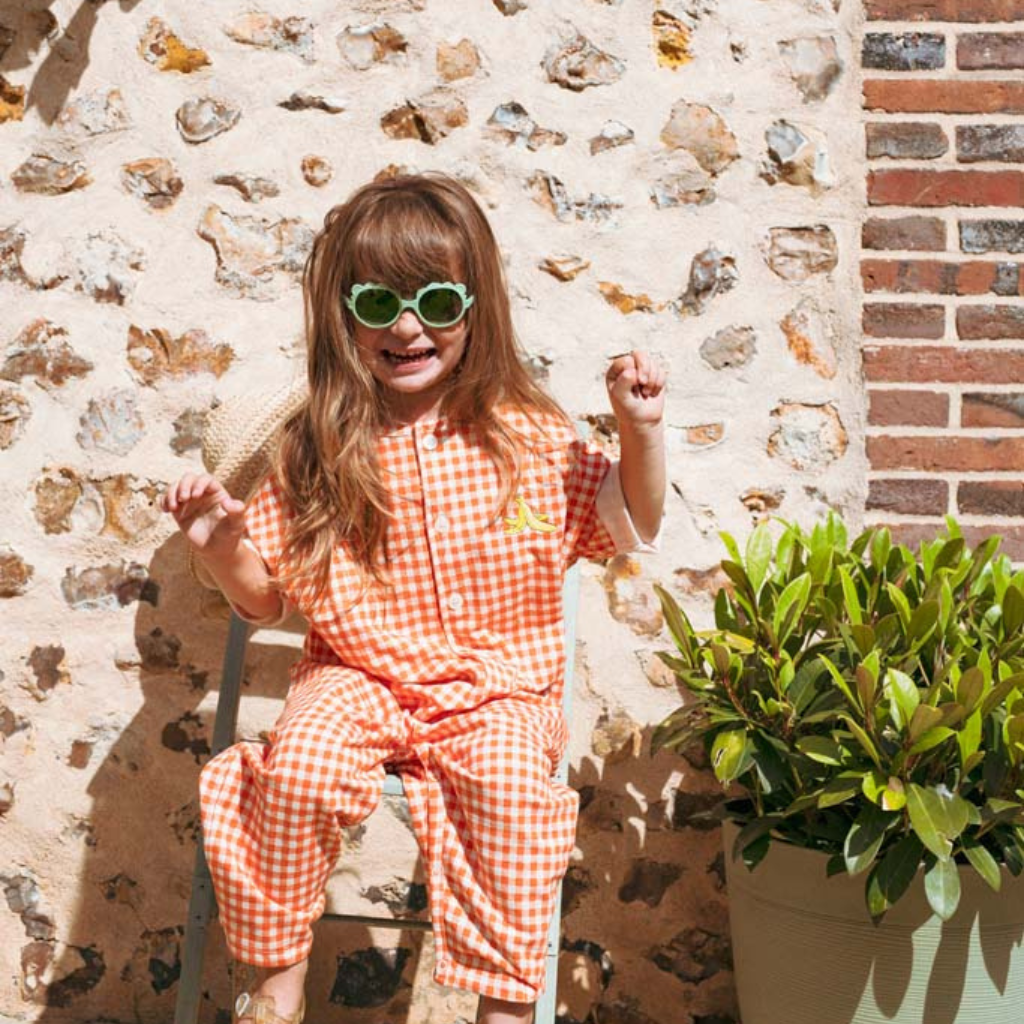 Ki ET LA Lunettes de soleil Lion vert de 1 an à 2 ans