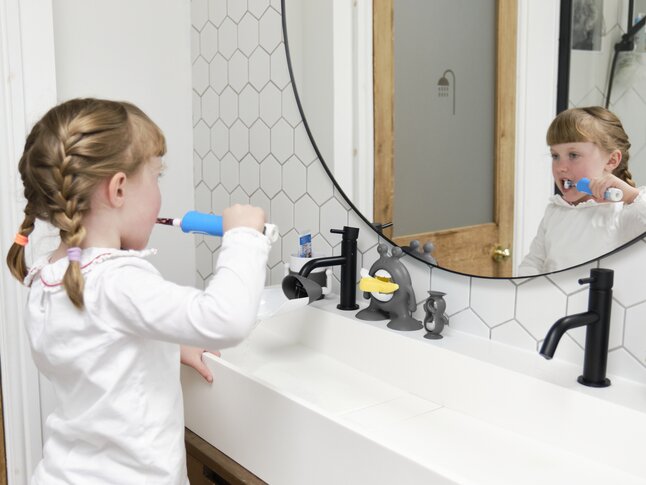 Prince Lionheart Set de salle de bain Eyefamily gris - 4 pièces