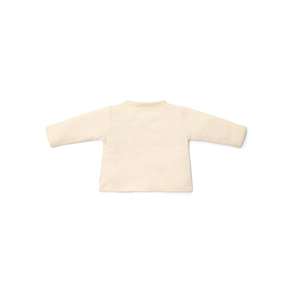 Little Dutch T-shirt longues manches cache-cœur Creme