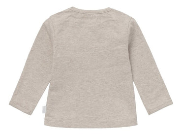 Noppies T-shirt met lange mouwen Hester taupe