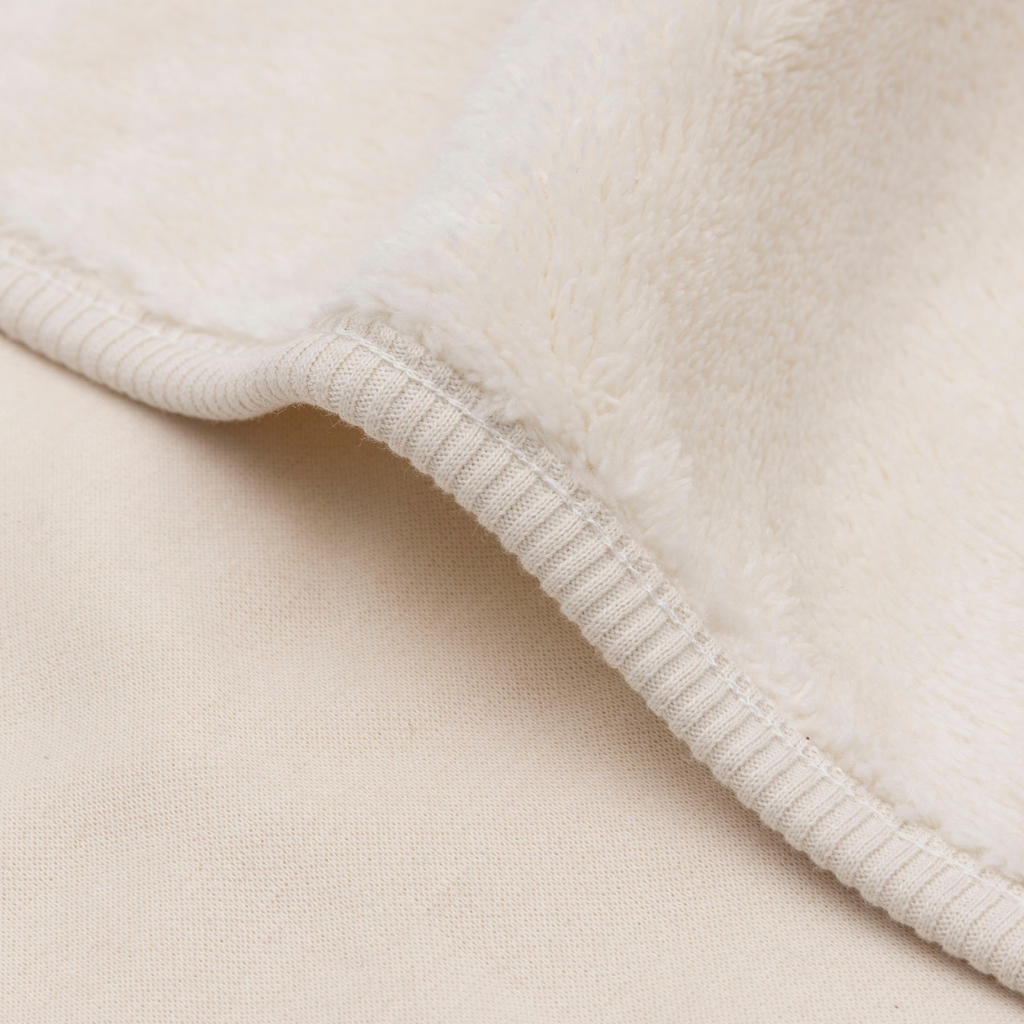 Jollein Couverture pour berceau Basic Jersey/Sherpa Oatmeal 75 x 100 cm