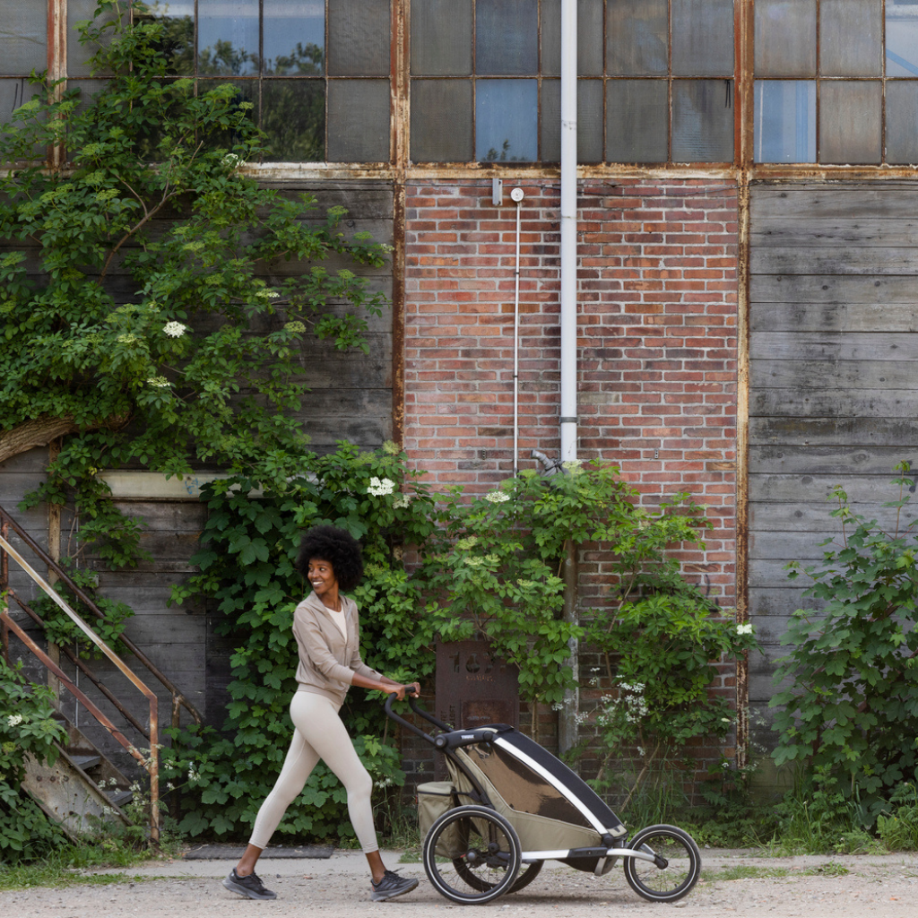 Thule Remorque de vélo Chariot Cross double Faded Khaki