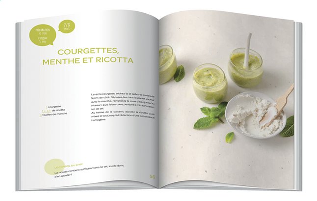 Béaba Livre de cuisine Mes premiers repas avec Babycook