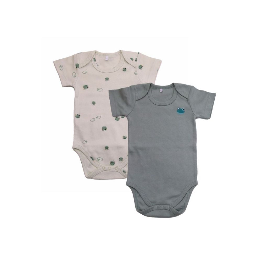 Dreambee Body à manches courtes Oscar vert - 2 pièces