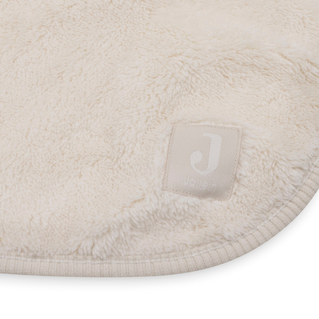 Jollein Couverture pour berceau Basic Jersey/Sherpa Oatmeal 75 x 100 cm