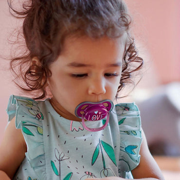 Philips AVENT Fopspeen + 18 maanden Ultra Air Elephant, Love - 2 stuks