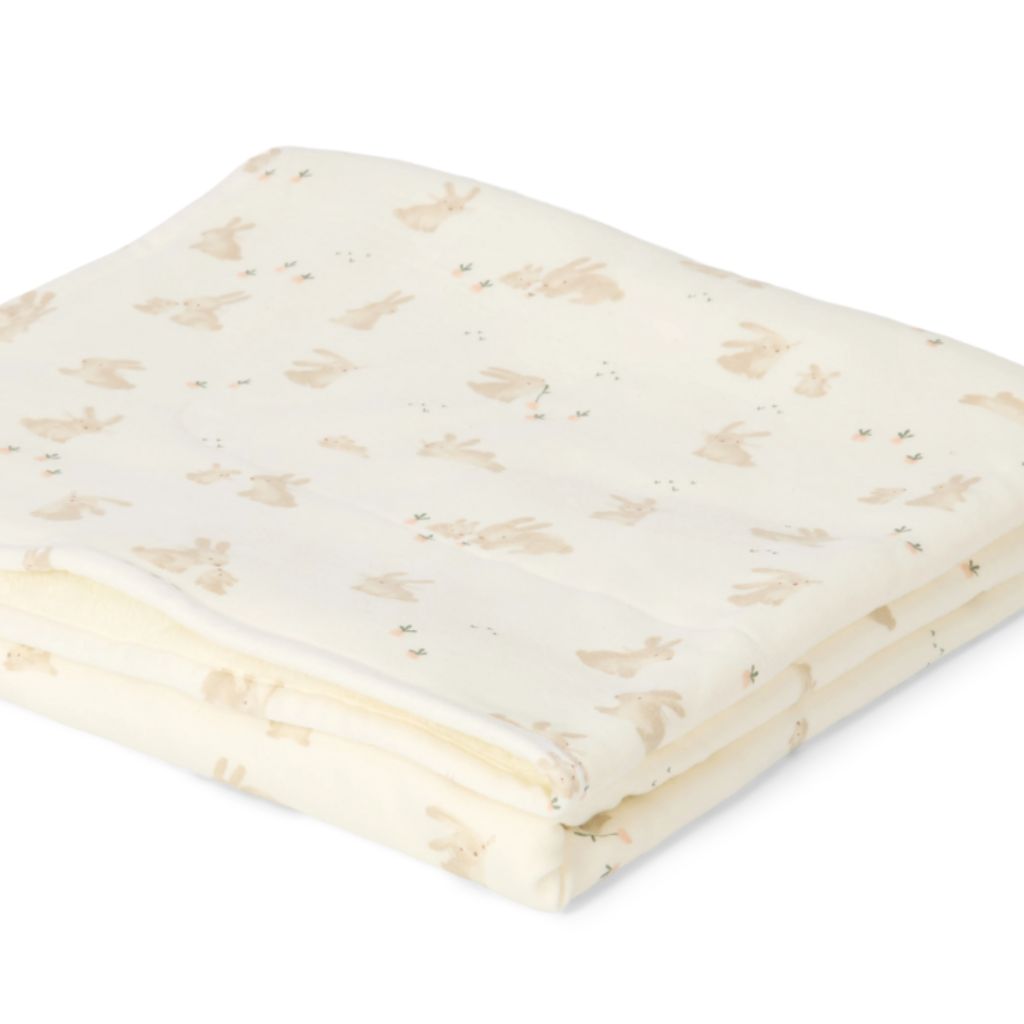Little Dutch Ledikant deken Newborn Naturals Baby Bunny wit