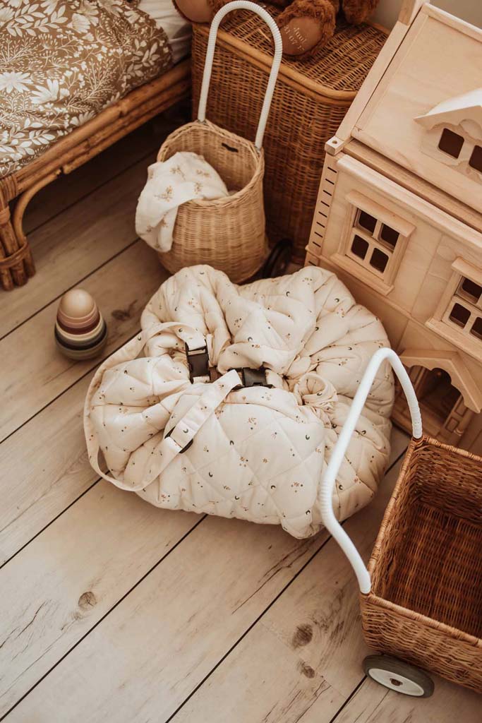 Play and Go Noomad soft moon organic babymat & bag 120 cm