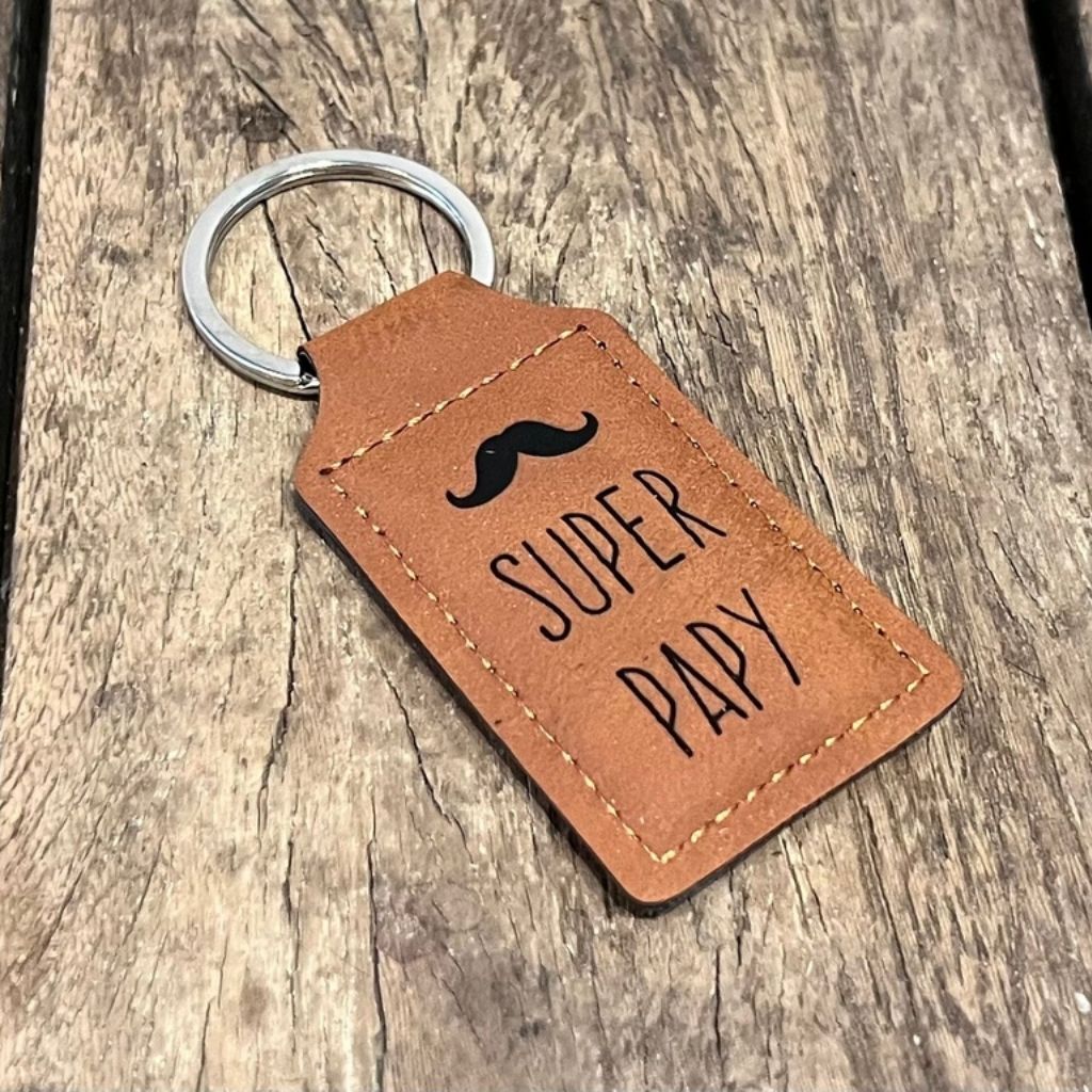 Dotti Sleutelhanger Leather Super Papy
