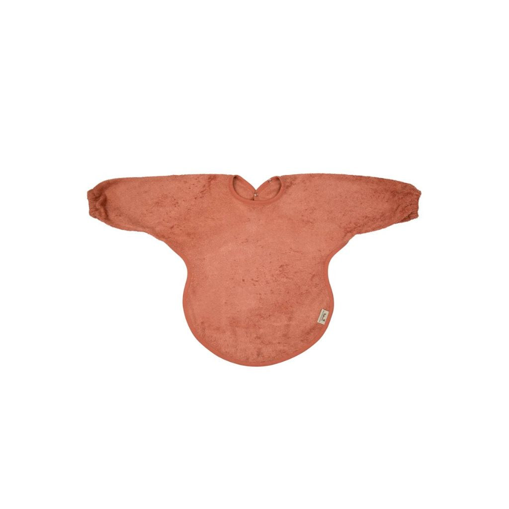 Timboo Slabbetje met mouwen Apricot Blush