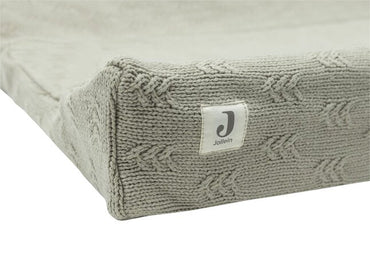 Jollein Housse pour matelas à langer Grain Knit Olive Green