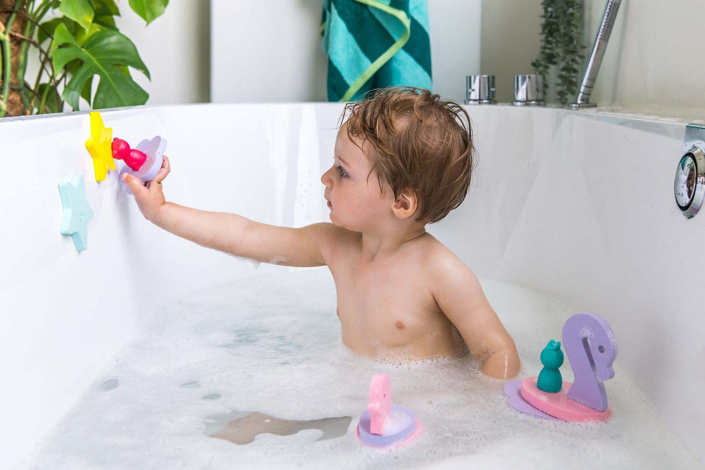 Quut Jouet de bain Puzzle Friends Fairy Pond - 12 pièces