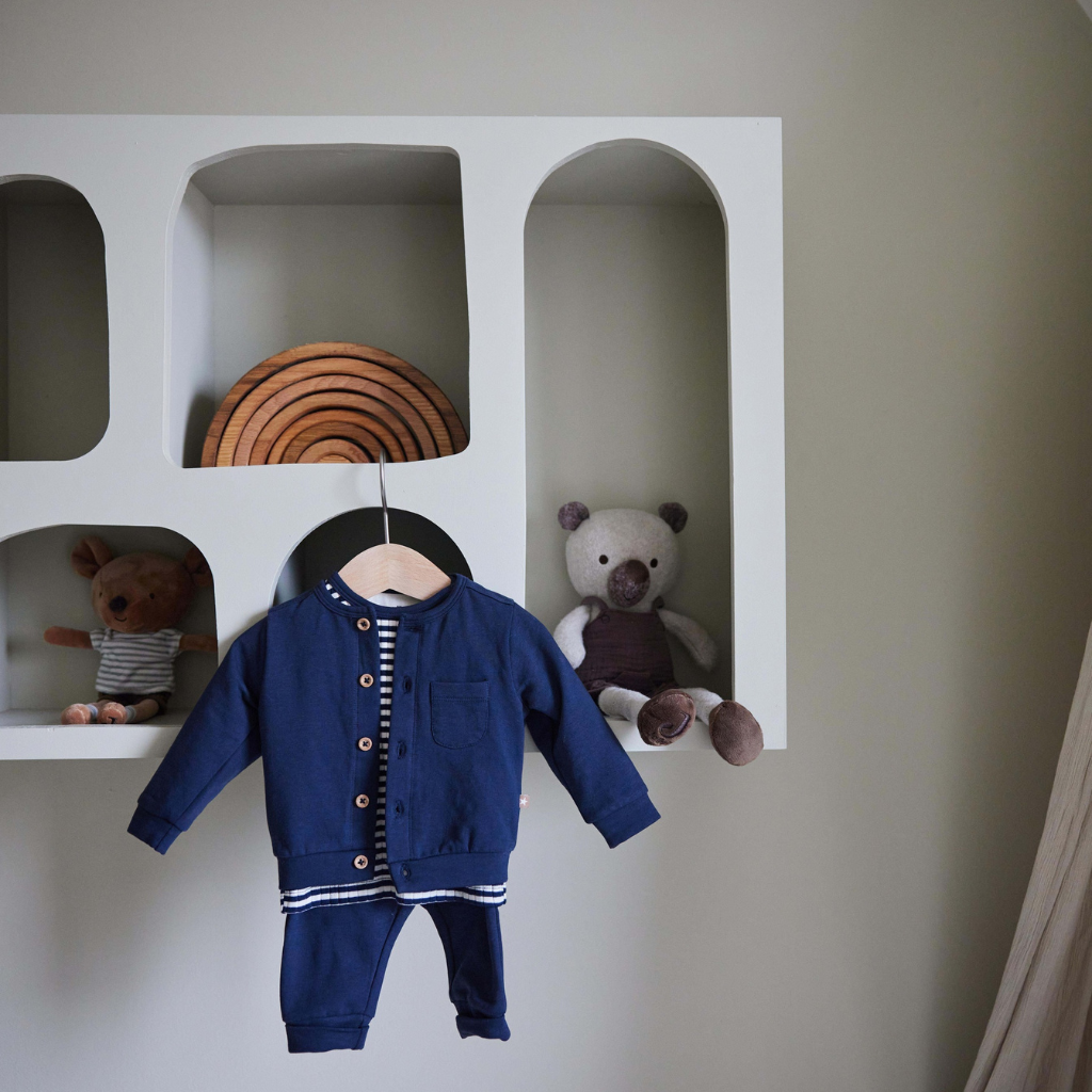 Dirkje Ensemble 3 pièces NOOS garçons bleu foncé