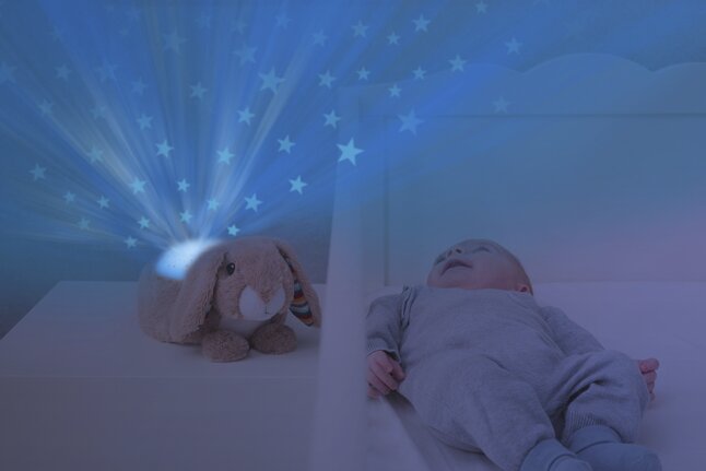 Projecteur Zazu avec lapin musical Ruby